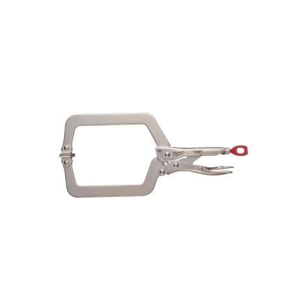 9" deep reach clamp with swivel jaws