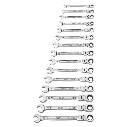 15pc Maxbite Flex Head Spanner Set