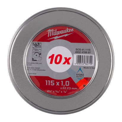 Cut.W Pro+ SCS 41 115 x 1.0 mm MetalBox - 10 pcs