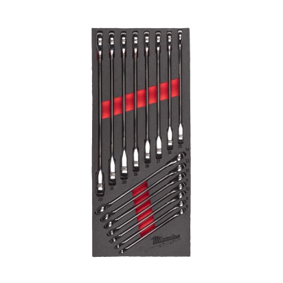 Maxbite Ratcheting Combination Spanner Set Foam Insert