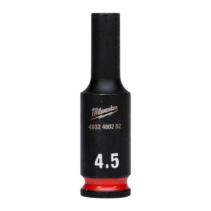 4.5 mm 1/4" impact socket deep - 1 pc