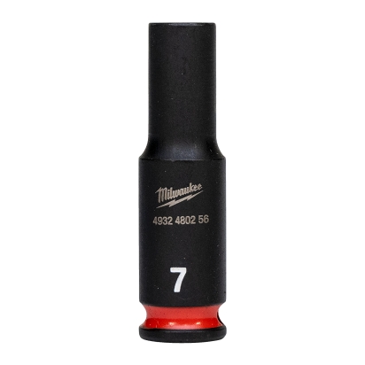 7 mm 1/4" impact socket deep - 1 pc