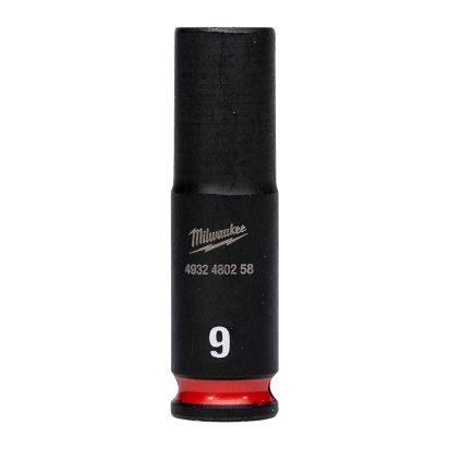 9 mm 1/4" impact socket deep - 1 pc