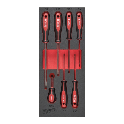 Screwdriver SL Set Foam Insert - 7 pc