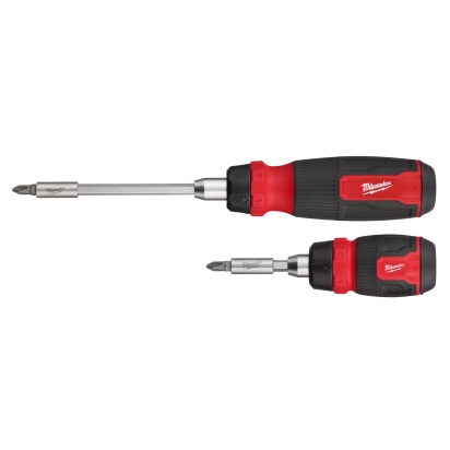 2 pc Ratcheting and Compact Ratcheting Multi-Bit Screwdriver Kit