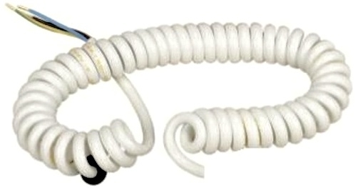 TRE ŠŇŮRA KROUCENÁ KPK 3X0,5 DL BÍLÁ 80-160CM 13402