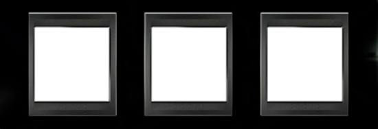SCHN UNICA TOP RÁMEČEK 3-NÁSOB VOD RHODIUM BLACK/GRAFIT MGU66.006.293