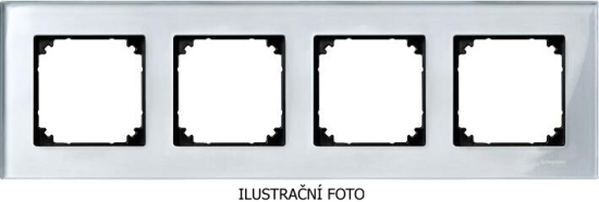 SCHN MERTEN M-ELEGANCE SKLO RÁMEČEK 4-NÁSOB DIAMOND SILVER MTN4040-3260