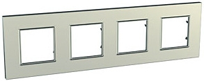 SCHN UNICA QUADRO RÁMEČEK 4-NÁSOB TITANIUM MGU6.708.57