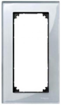 SCHN MERTEN M-ELEGANCE SKLO RÁMEČEK 2-NÁSOB BEZ STŘ. MŮSTKU DIAMOND SILVER MTN4025-3260