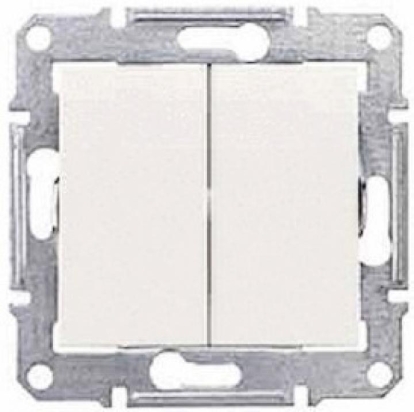 SCHN SEDNA SPÍNAČ Ř.5 10A BEZŠROUB IP44 CREAM SDN0300423