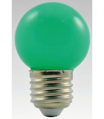 NAR LED ZDROJ LQ COLOURMAX 1W ZELENÁ E27 240V P45 (250655040) 250655005