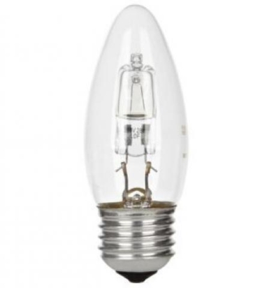 TUN ŽÁROVKA HALOGEN SVÍČKOVÁ 30W HALO C CL E27 240V 98396