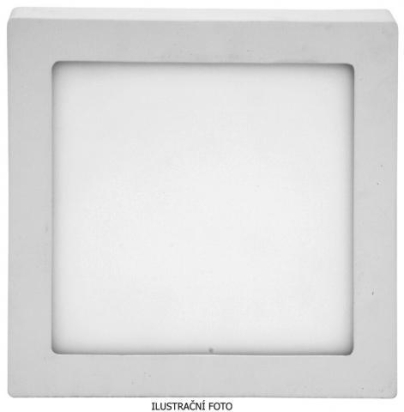 ECO SVÍTIDLO SMD ČTVEREC PŘISAZ LED-CSQ-12W/2700 17X17CM 12W 2700K 860LM