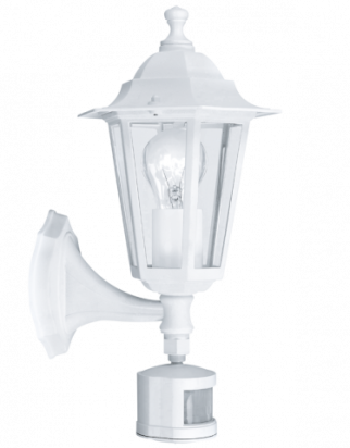 EGLO SVÍTIDLO 22464 LATERNA 5 1X60W E27 SENZOR NÁST. IP44 BÍLÁ