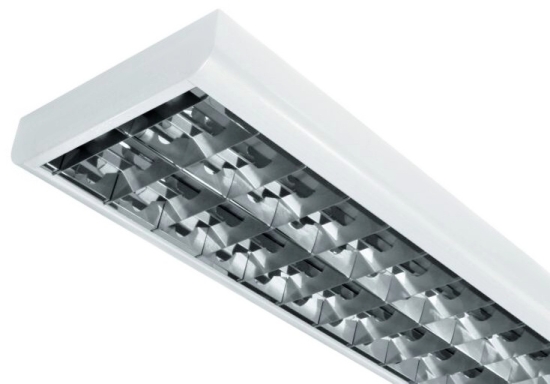 MODUS SVÍTIDLO PŘIS/ZÁVĚS LLY418ALEP 4X18W T8 G13 EP MŘÍŽKA AL, BÍLÉ