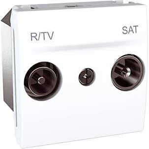 SCHN UNICA ZÁSUVKA TV/R+SAT 2MOD PRŮCH POLAR MGU3.456.18
