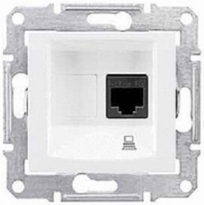 SCHN SEDNA ZÁSUVKA DATOVÁ 1XRJ45, CAT6, UTP, POLAR SDN4700121