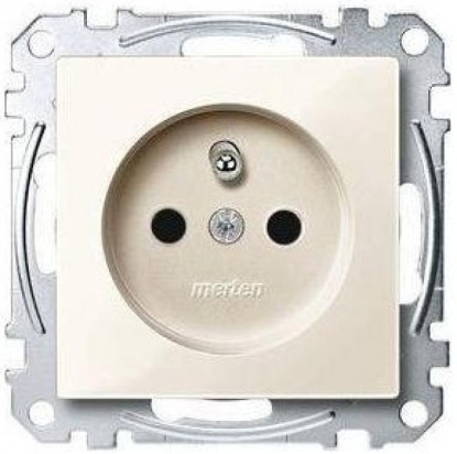 SCHN MERTEN SYSTEM M ZÁSUVKA 16A BEZŠROUB WHITE CREAM MTN2500-0344