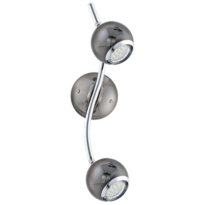 EGLO SVÍTIDLO LED 31006 BIMEDA, PŘIS. BOD., 2X3W GU10 400LM, WL/2 NIKL-ČER/CHROM
