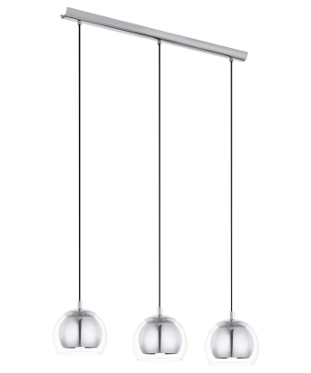 EGLO SVÍTIDLO 94593 ROCAMAR, 3X60W E27, HL/3 ZÁVĚS., CHROM/ČIRÁ