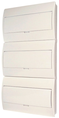 EAT ROZVODNICE NÁST BC-O-3/54-TW-ECO 3X18MOD IP40 DVEŘE PLAST BÍLÉ 281695
