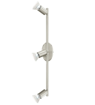 EGLO SVÍTIDLO LED 92597 BUZZ, 3X3W GU10 3000K 600LM, PŘIS.BOD., NIKL MAT.
