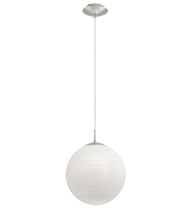 EGLO SVÍTIDLO 90008 MILAGRO, ZÁVĚS., 60W E27, D=250MM, MAT SKLO