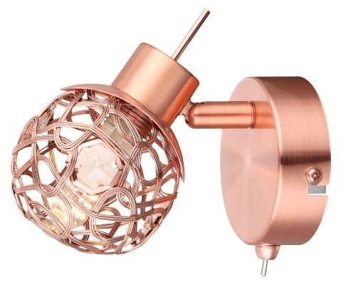 GLOBO SVÍTIDLO PŘISAZENÉ LED MOSAZ 1XG9 3W 56685-1