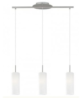 EGLO SVÍTIDLO LED 75252 3X7W E27, ZÁVĚS., DÁLK. OVL., OPÁLOVÉ SKLO, MATNÝ NIKL