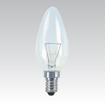 NAR ŽÁROVKA AK 240V 60W E14 B35 CLEAR SVÍČKA 364007000