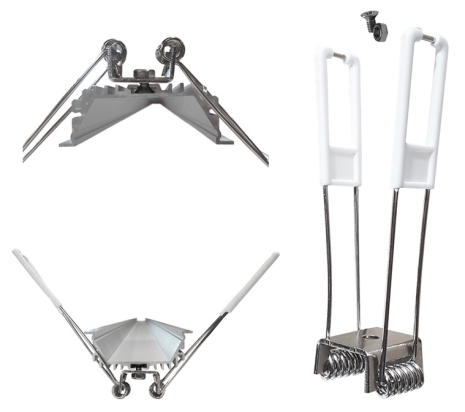 MCLED ÚCHYT KOVOVÝ PÉRKO K PROFILU VP 58X20MM ML-762.206.07.0