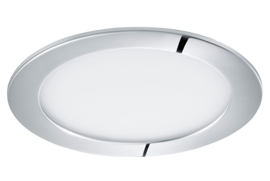 EGLO SVÍTIDLO 96055 FUEVA 1 LED 10,9W VESTAVNÉ KRUHOVÉ 170MM 1200LM 3000K IP44 CHROM