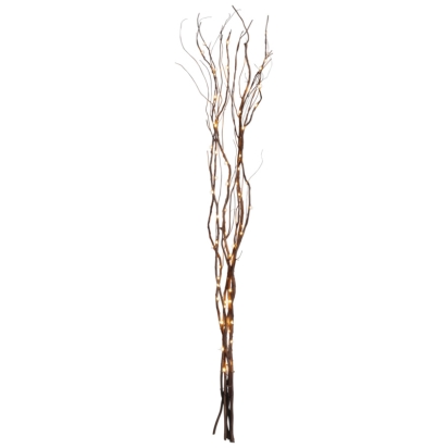 STAR DEKORACE LED VĚTEV BÍLÁ WILLOW DEWDROP 60CM BATERIE 584-32