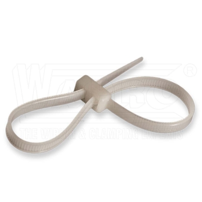 WAP PÁSEK VÁZ. WT-DL-300ST (GTDL-300ST) 300X4,8MM S DVOJ.SMYČKOU, PŘÍRODNÍ, wpr4959