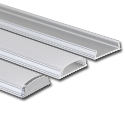 MCLED PROFIL AL PŘISAZ. SF 18X6MM, OHEBNÝ, MATNÝ DIFUZOR KOMPLET 2M ML-761.016.07.2 