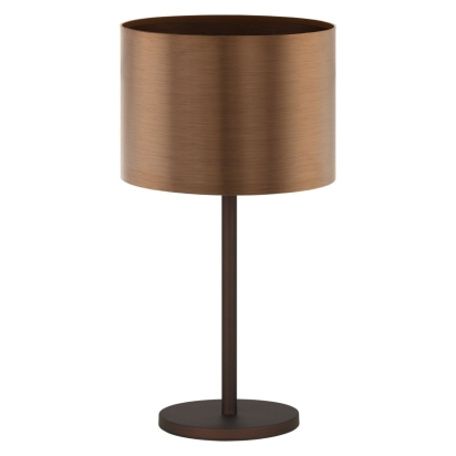 EGLO SVÍTIDLO 39394 SAGANTO 1 1X60W E27 STOLN. OCEL HNĚDÁ