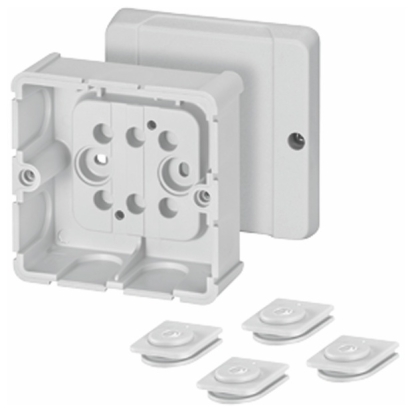HE KRABICE ODBOČ. IP54 BEZ SVORK. 88X88X49MM DP 9020