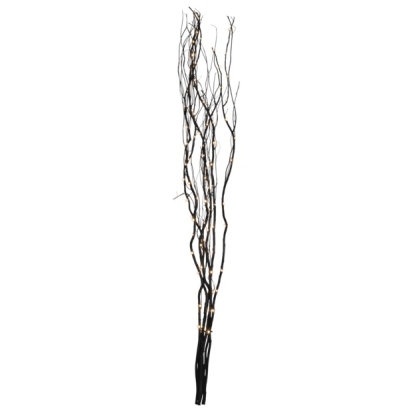 STAR DEKORACE LED VĚTEV TM.HNĚDÁ WILLOW DEWDROP 115CM 584-23