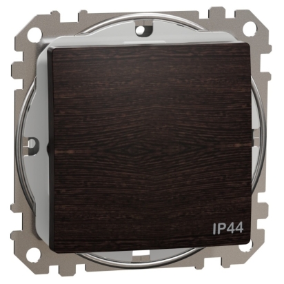 SCHN SEDNA ELEMENTS SPÍNAČ STŘÍDAVÝ Ř.6 IP44, WENGE SDD281106