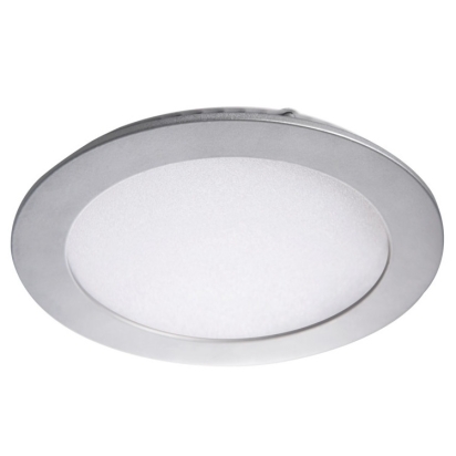 KAN SVÍTIDLO LED ROUNDA V2LED12W-NW-SR 12W 660LM 4000K IP44/20 VEST. STŘÍBRNÁ 28930
