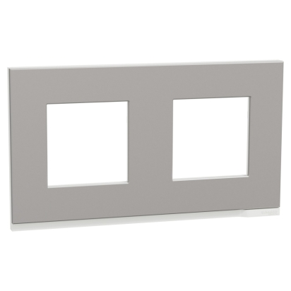 SCHN UNICA N PURE RÁMEČEK KRYCÍ 2-NÁS. ALUMINIUM NU600480