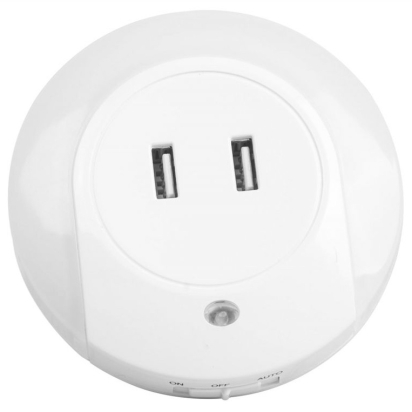 PHIL MULL LED SVÍTIDLO ORIENT. 27700019, 5LM 1500K 0,4W IP20 DO ZÁS. 2XUSB KRUH