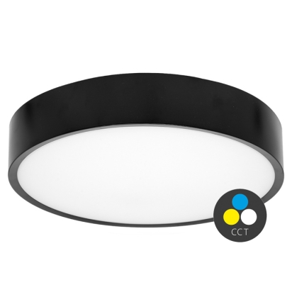 ECO SVÍTIDLO LED 25W CCT 2750LM IP65 ČERNÁ WMAT350-25W/CR
