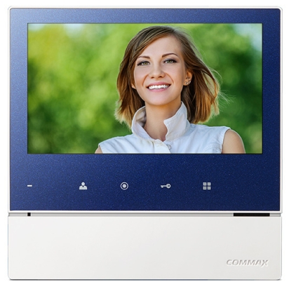 VAR COM VIDEOTELEFON CDV-70H2 MODRÝ (17-30VDC) 7INCH CVBS   2 VSTUPY 0106-876