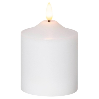 EGLO STAR LED SVÍČKA 410032 FLAMME 12CM 1X0,03W TEPLÁ BÍLÁ BAT.2XAA IP20 ČASOVAČ BÍLÁ