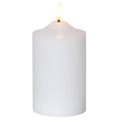 EGLO STAR LED SVÍČKA 410033 FLAMME 15CM 1X0,03W TEPLÁ BÍLÁ BAT.2XAA IP20 ČASOVAČ BÍLÁ