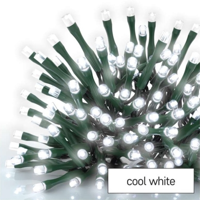 EMOS VÁNOČNÍ OSVĚTLENÍ 120LED ČASOVAČ 12M IP44 CW ZY0803T