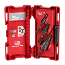 ShW step drill set (3pc)