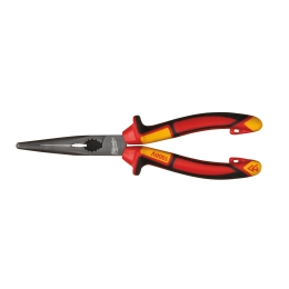 VDE Long 45 deg. Round Nose Pliers 205mm